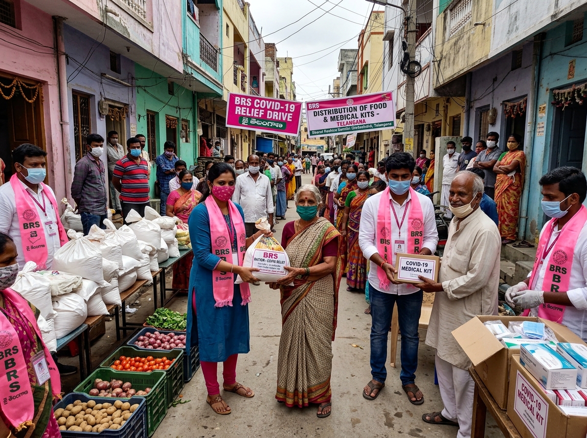 COVID-19 Relief and Support by BRS Volunteers